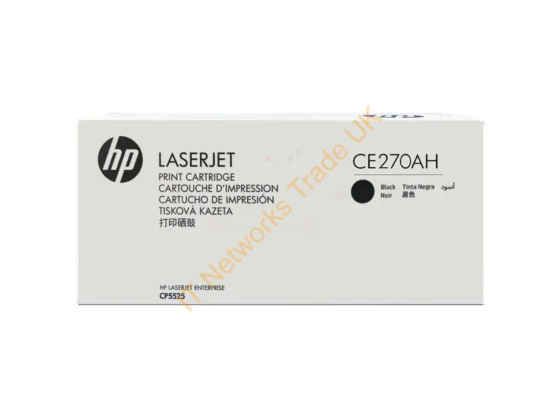 CE270AH - HP CE270AH/650A Toner cartridge black Contract, 13.5K pages ISO/IEC 19798 for HP CLJ CP 5525