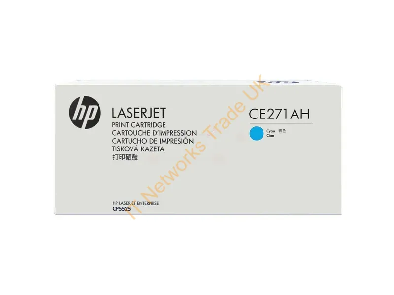 CE271AH - HP CE271AH/650A Toner cartridge cyan Contract, 15K pages ISO/IEC 19798 for HP CLJ CP 5525