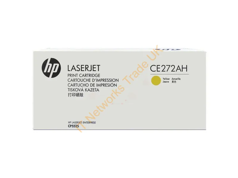 CE272AH - HP CE272AH/650A Toner cartridge yellow Contract, 15K pages ISO/IEC 19798 for HP CLJ CP 5525