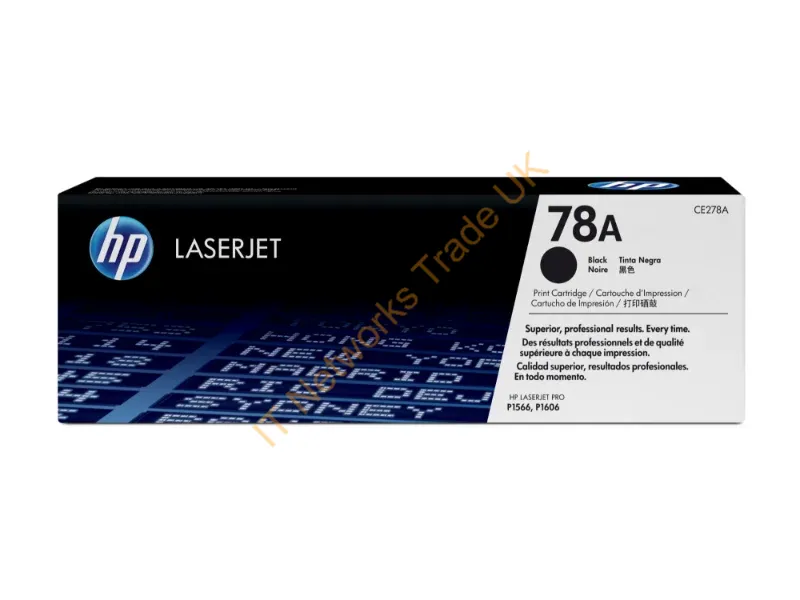 CE278A HP 78A Toner Cartridge (Black)  LaserJet P1566/P1606d Prinetr