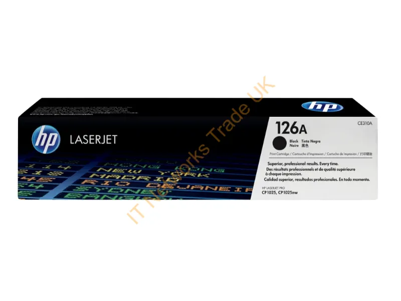 CE310A HP 126A Toner Cartridge Black Laser 1200 Page