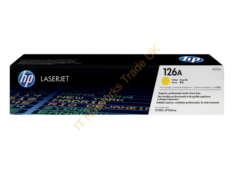 CE312A HP 126A Yellow LaserJet Toner Cartridge Yellow Laser 1000 Page