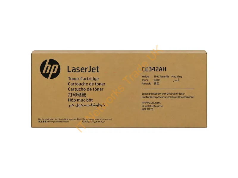 CE342AH - HP CE342AH/651A Toner cartridge yellow Contract, 16K pages ISO/IEC 19798 for HP LaserJet 700 M775