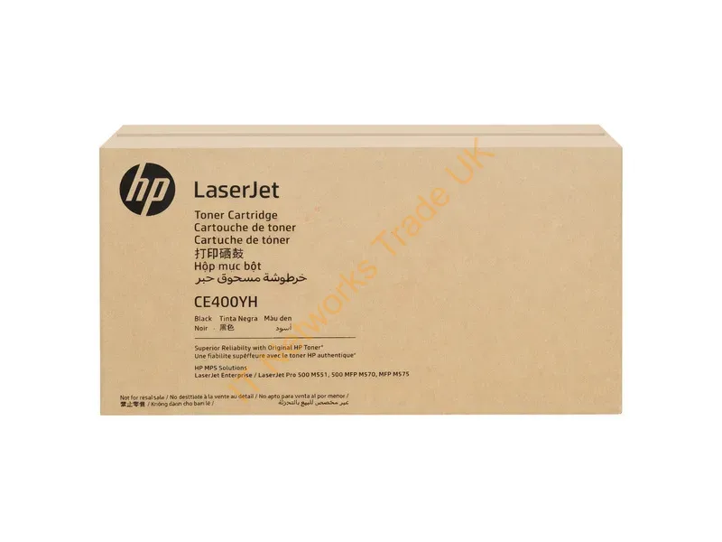 CE400YH - HP CE400YH/507A Toner cartridge black Contract, 17K pages ISO/IEC 19798 for HP LaserJet EP 500