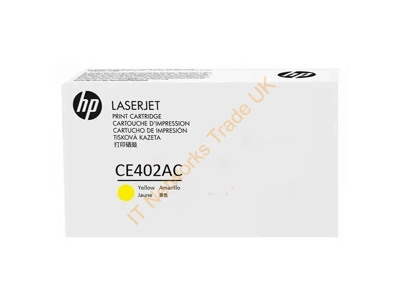 CE402AC - HP CE402AC/507A Toner cartridge yellow Contract, 6K pages ISO/IEC 19798 for HP LaserJet EP 500