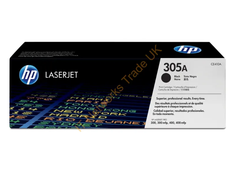 CE410A HP 305A Toner Cartridge Black Laser 2200 Page 1 Each