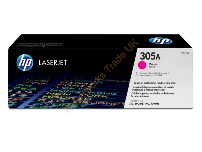 CE413A HP 305A Toner Cartridge Magenta Laser 2600 Page 1 Each
