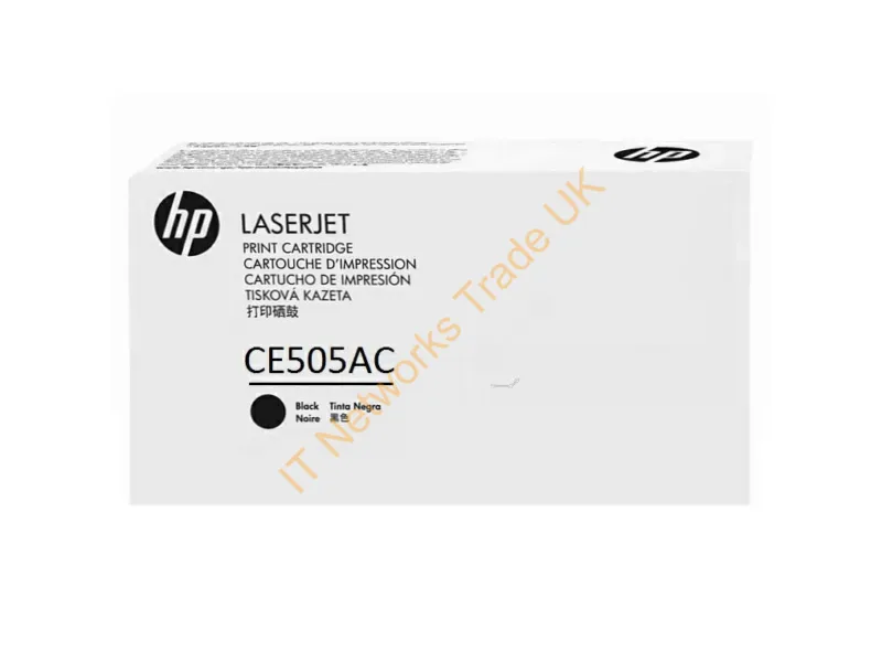 CE505AC HP CE505AC Black LaserJet Toner Cartridge