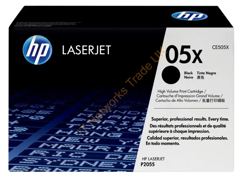 CE505X HP LaserJet- Toner Cartridge Black P2055dn P2055x 6500 Yieldp2055dn P2055x 6500 Yield