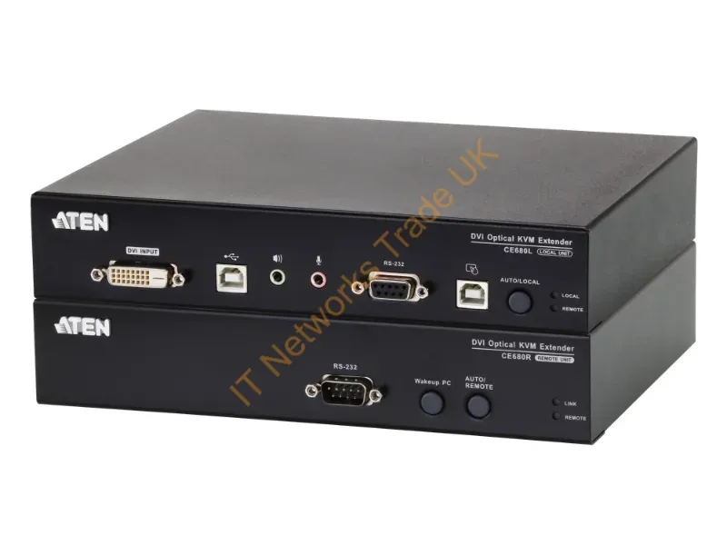 CE680 - Aten CE680 1U Black Network KVM Switch