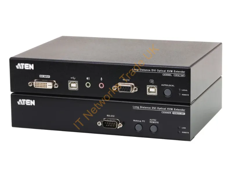 CE690 - Aten CE690 1U Black Network KVM Switch