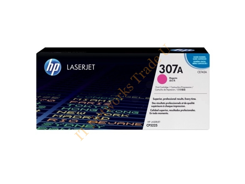 HP CE743A (307A) Toner magenta, 7.3K pages Accessory
