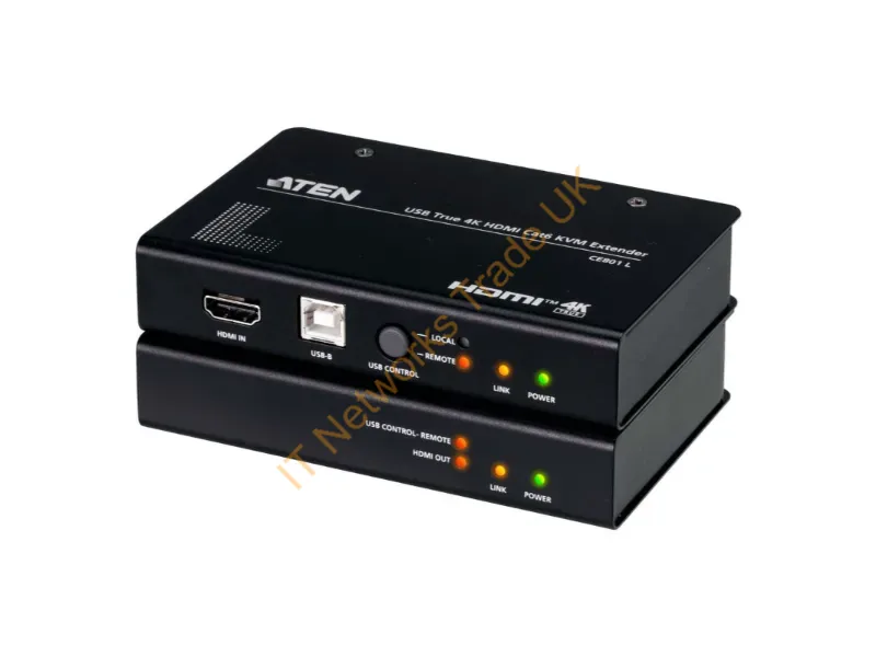 CE801 - Aten Usb True 4K Hdmi Cat6 Kvm Extender