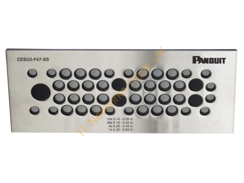 CESU2-F47-SS - Panduit Cesu2-F47-Ss Cable Organizer Rack Cable Panel Stainless Steel