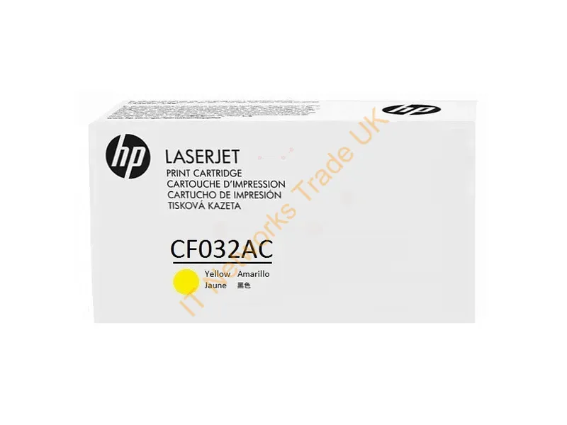 CF032AC - HP CF032AC/646A Toner cartridge yellow Contract, 12.5K pages/5% for HP CLJ CM 4540