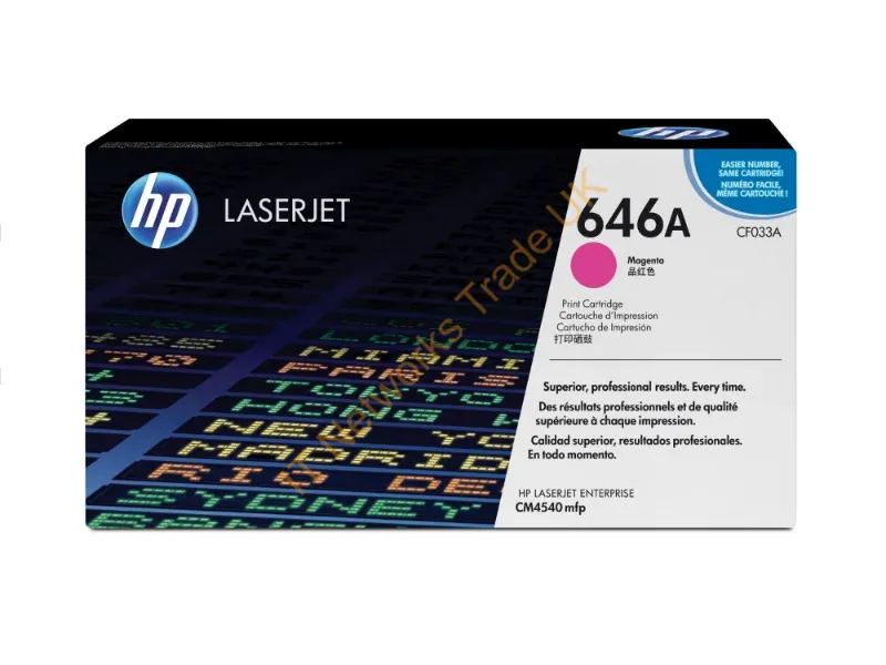 CF033A HP 646A Toner Cartridge Magenta Laser