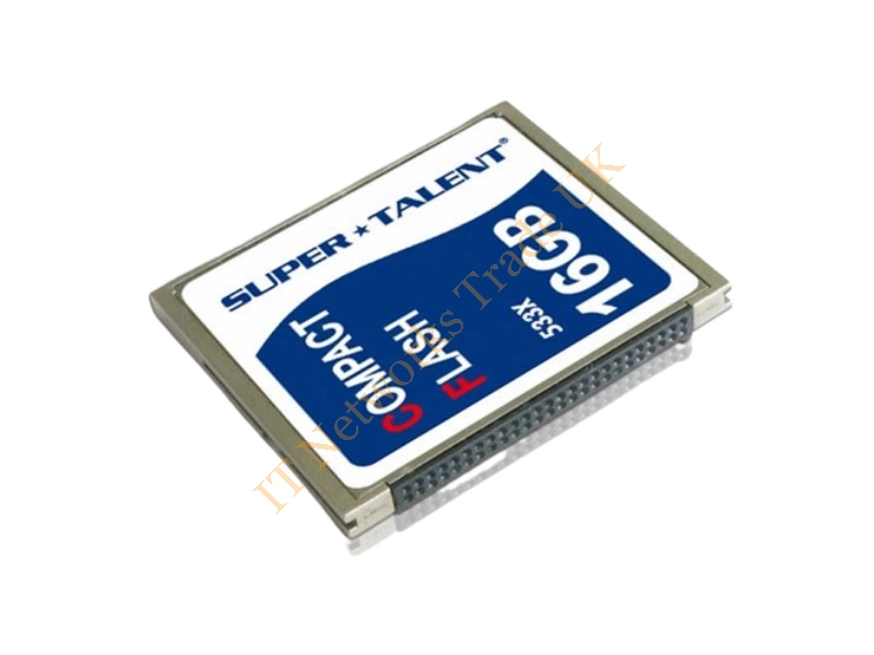 CF16G-533X Super Talent 16GB 533x CompactFlash (CF) Memory Card