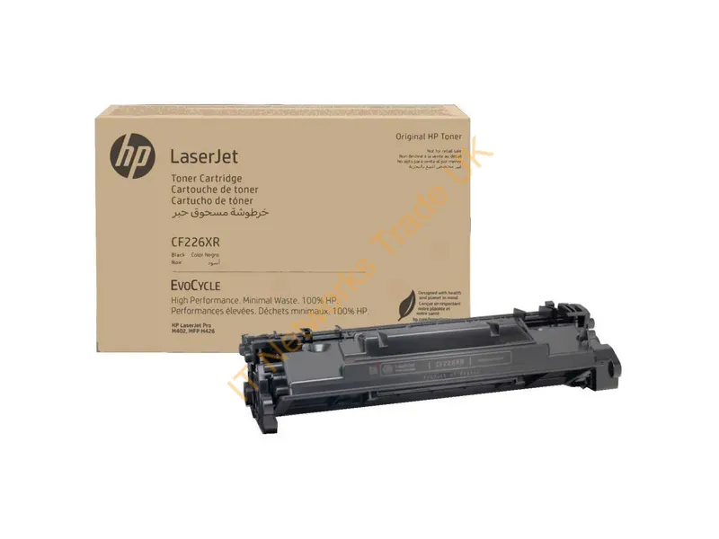 CF226XR - HP CF226XR/26X Toner cartridge recycled Evocycle, 9K pages ISO/IEC 19752 for HP LaserJet M 402/e