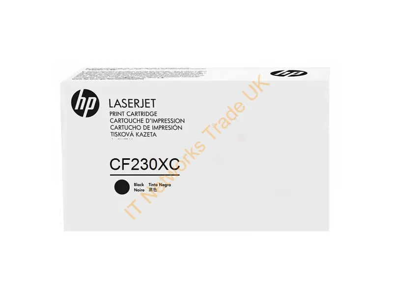 CF230XC - HP Original HP 30X Black High Capacity Toner Cartridge 3500 Pages CF230X