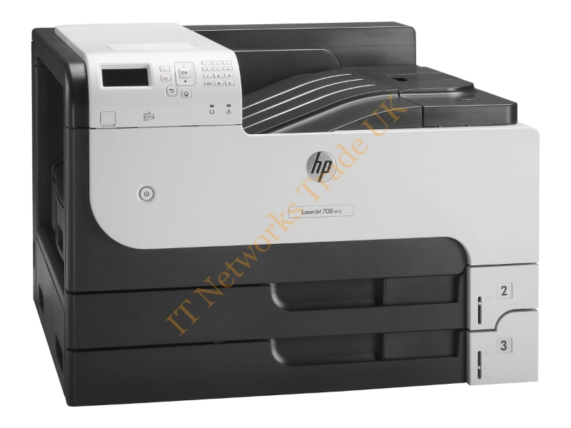 CF235A HP LaserJet Printer Enterprise 700 M712n Mono Laser 1200 X 1200 Dpi 40 Ppm Black 4-line LCD Display 1GB Memory Hi-speed Usb 2.0 Gigabit Ethernet