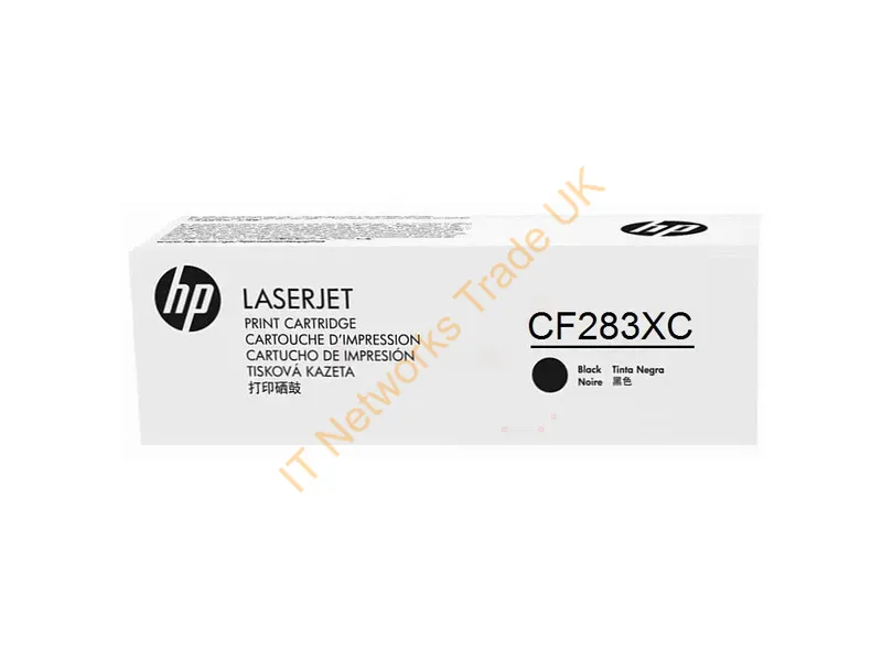 CF283XC HP 83X Black LaserJet Toner Cartridge