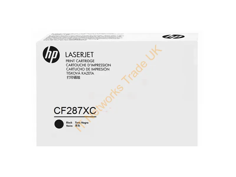 CF287XC HP 87X Black LaserJet Toner Cartridge