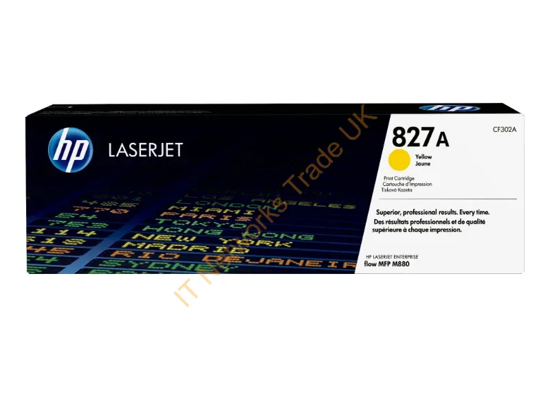 CF302A HP 827A (Yellow) Toner Cartridge  LaserJet Printers