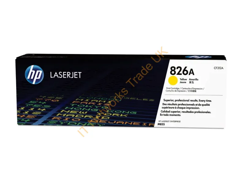 CF312A HP 826A (Yellow) Toner Cartridge  LaserJet Printers