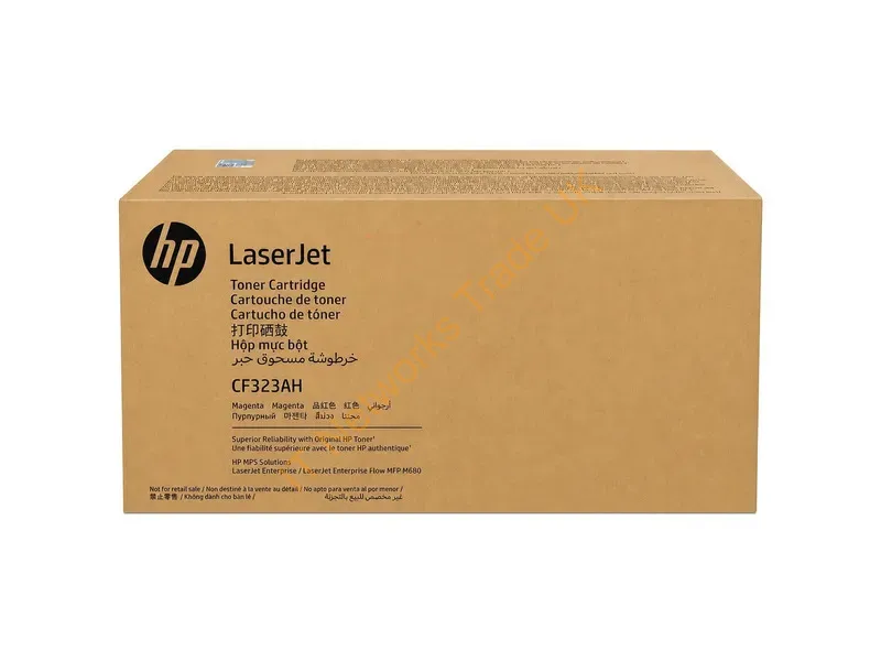 CF323AH - HP CF323AH/653A Toner cartridge magenta Contract, 16.5K pages ISO/IEC 19798 for HP Color LaserJet M 680