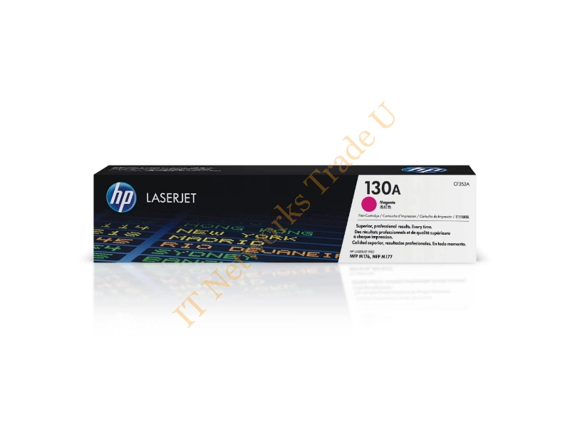 SKU: CF353A - HP - 130A (Magenta) - Toner Cartridge -  LaserJet Printers