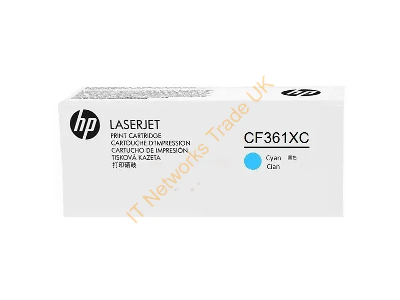 CF361XC HP 508X Cyan LaserJet Toner Cartridge