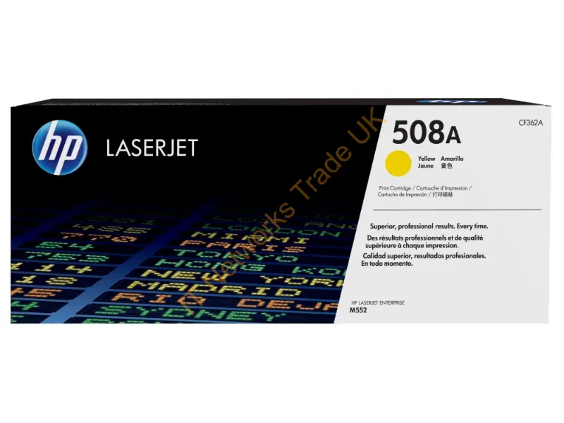 CF362A HP 508A Yellow LaserJet Toner Cartridge