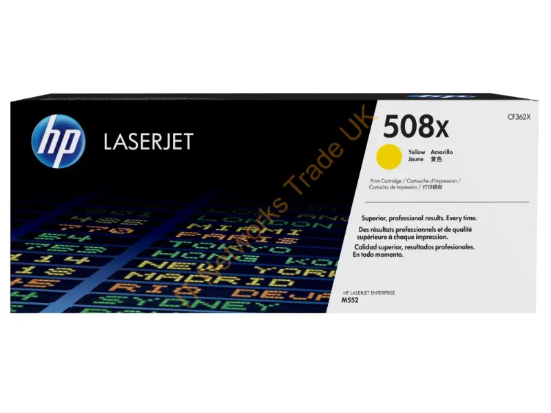 CF362X HP 508X Yellow LaserJet Toner Cartridge