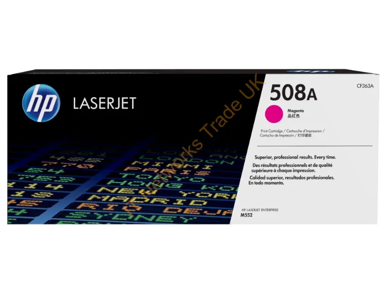 CF363A HP 508A Magenta LaserJet Toner Cartridge