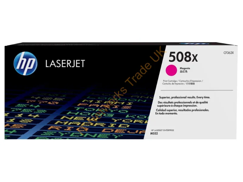 CF363X HP 508X Magenta LaserJet Toner Cartridge