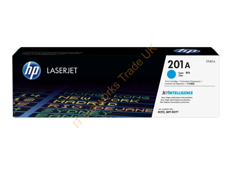 CF401A HP 201A Cyan LaserJet Toner Cartridge
