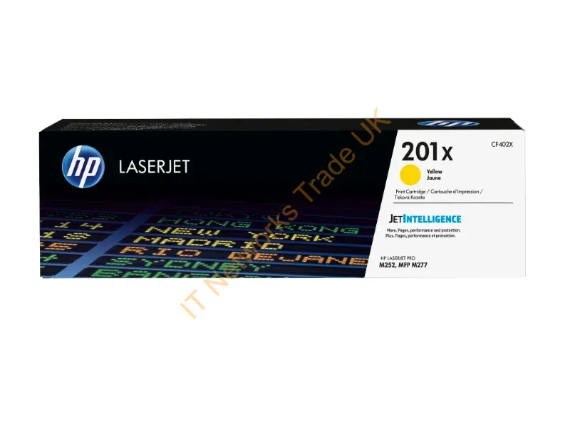 CF402X HP 201X Yellow LaserJet Toner Cartridge
