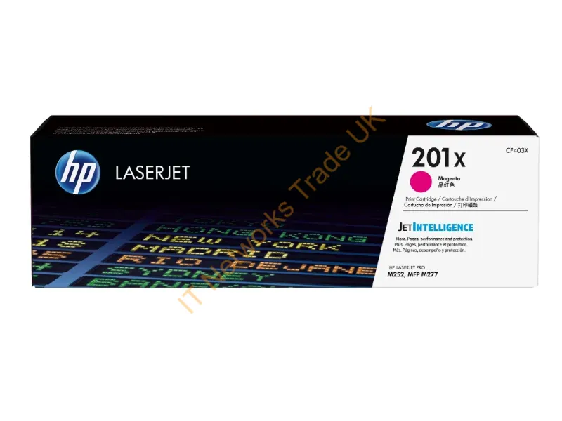 CF403X HP 201X Magenta LaserJet Toner Cartridge