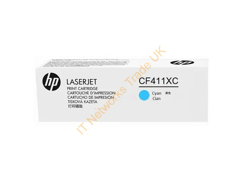 CF411XC - HP CF411XC/410X Toner cartridge cyan Contract, 5K pages ISO/IEC 19798 for HP Pro M 452
