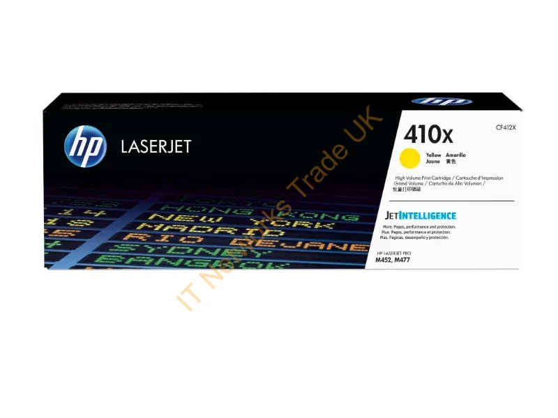 CF412X HP 410X Yellow LaserJet Toner Cartridge