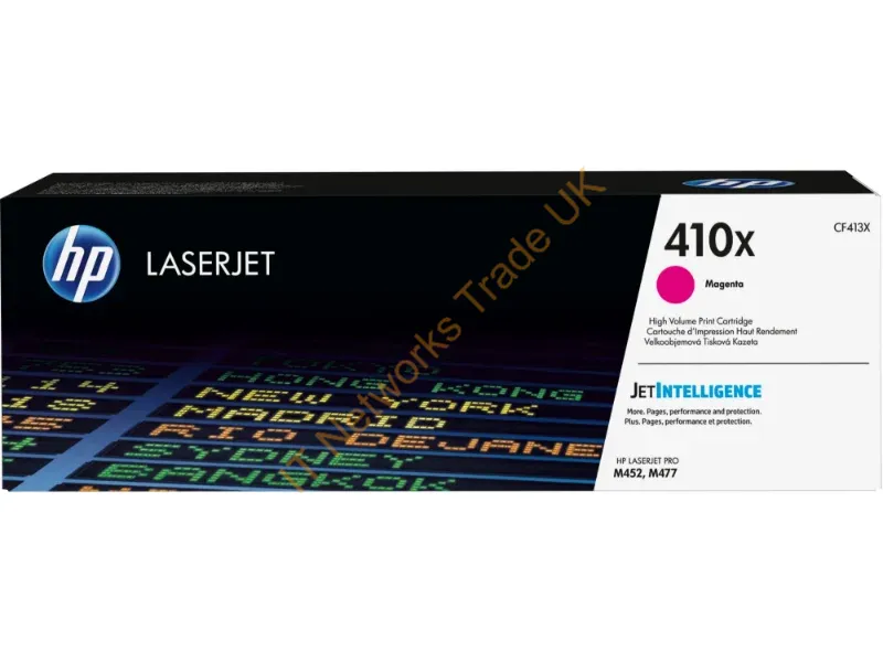 CF413X HP 410X Magenta LaserJet Toner Cartridge