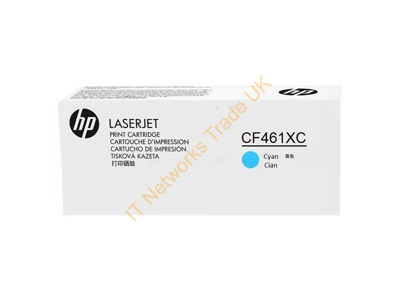 CF461XC - HP CF461XC/656X Toner cartridge cyan Contract, 22K pages ISO/IEC 19798 for HP LaserJet M 652