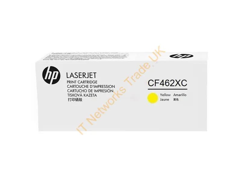 CF462XC - HP CF462XC/656X Toner cartridge yellow Contract, 22K pages ISO/IEC 19798 for HP LaserJet M 652