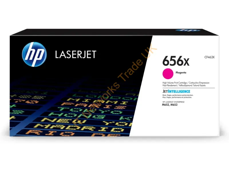CF463X - HP CF463X (656X) Toner magenta, 22K pages Accessory