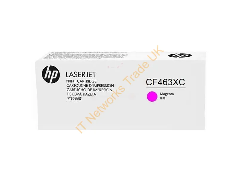 CF463XC - HP CF463XC/656X Toner cartridge magenta Contract, 22K pages ISO/IEC 19798 for HP LaserJet M 652