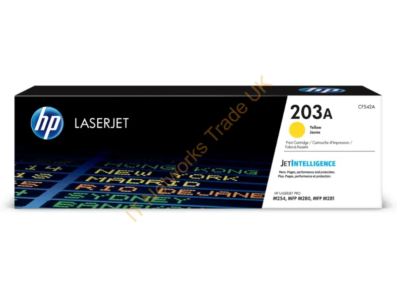 CF542A - HP Toner 203A / CF542A Yellow