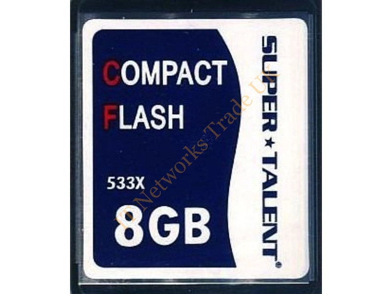 CF8GB-533X Super Talent 8GB 533x CompactFlash (CF) Memory Card
