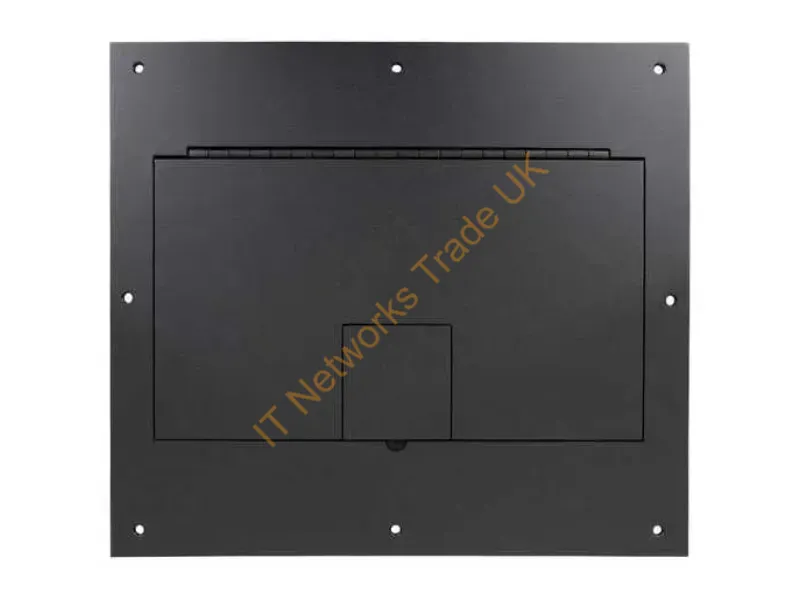 CFB11CVRCBLK - Hubbell Premise Wiring Rec Fb Cover (No Edging) , 11-G, Black