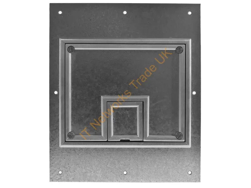 CFB7CVRALU - Hubbell Premise Wiring Rec Fb Cover, 7-G, Alum, Carpet