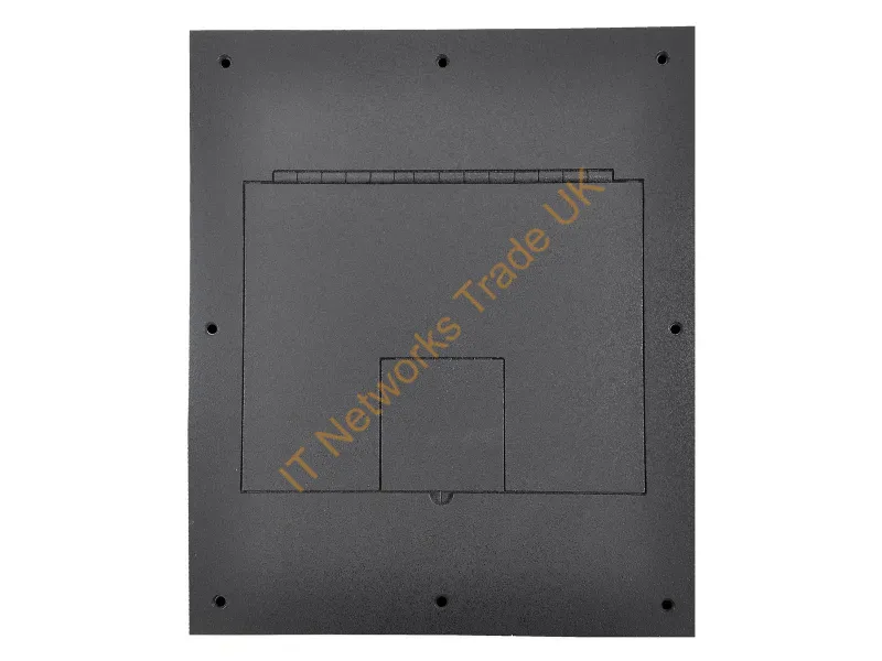 CFB7CVRCBLK - Hubbell Premise Wiring Rec Fb Cover (No Edging) , 7-G, Black